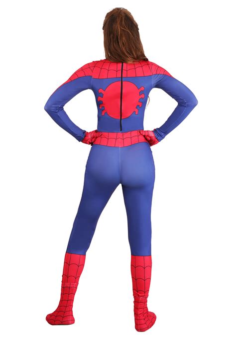 Amazon.co.uk: Womens Spiderman Costume Bodysuit